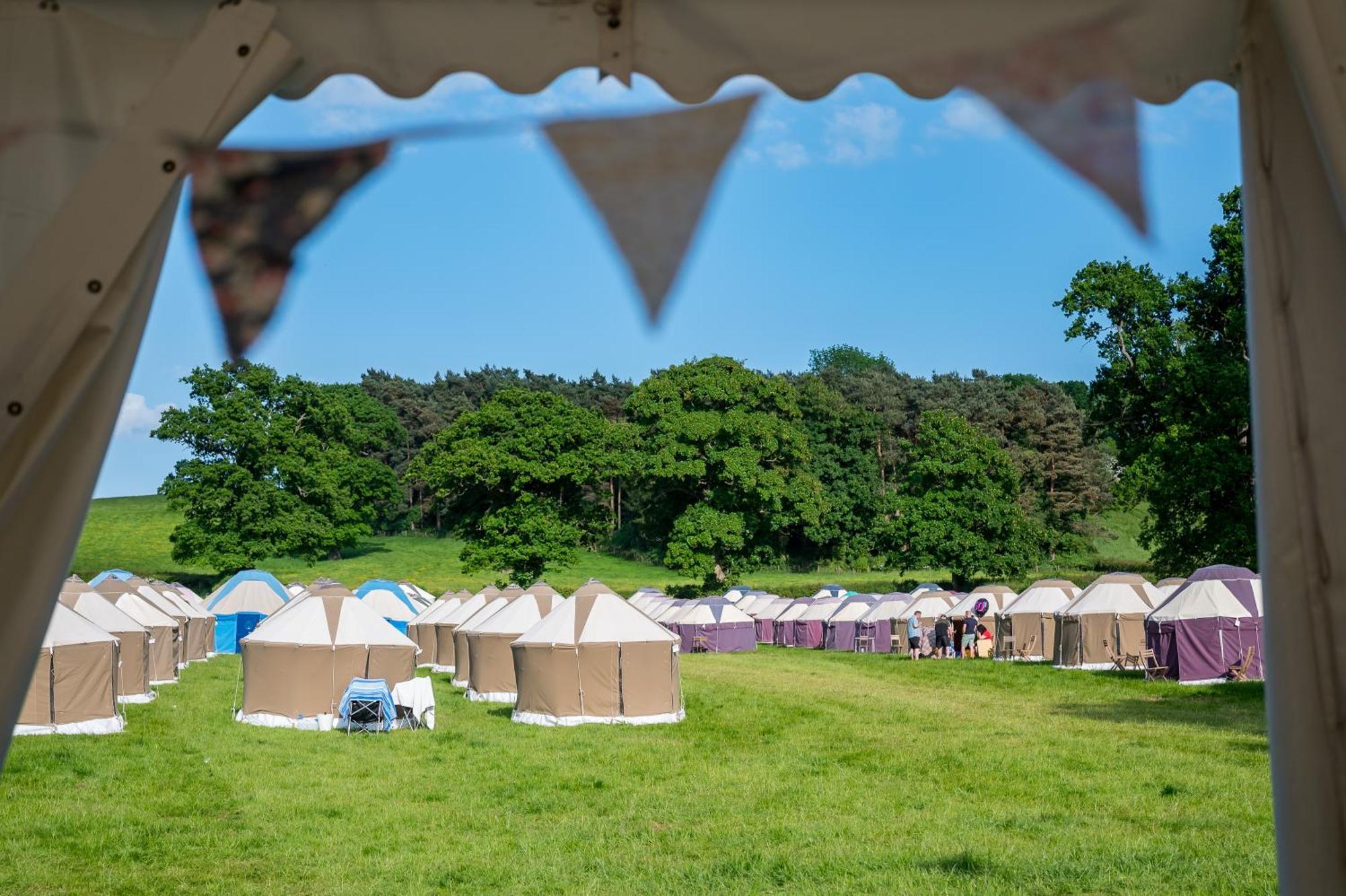 Hotel Festival Yurts Hay-On-Wye Extérieur photo