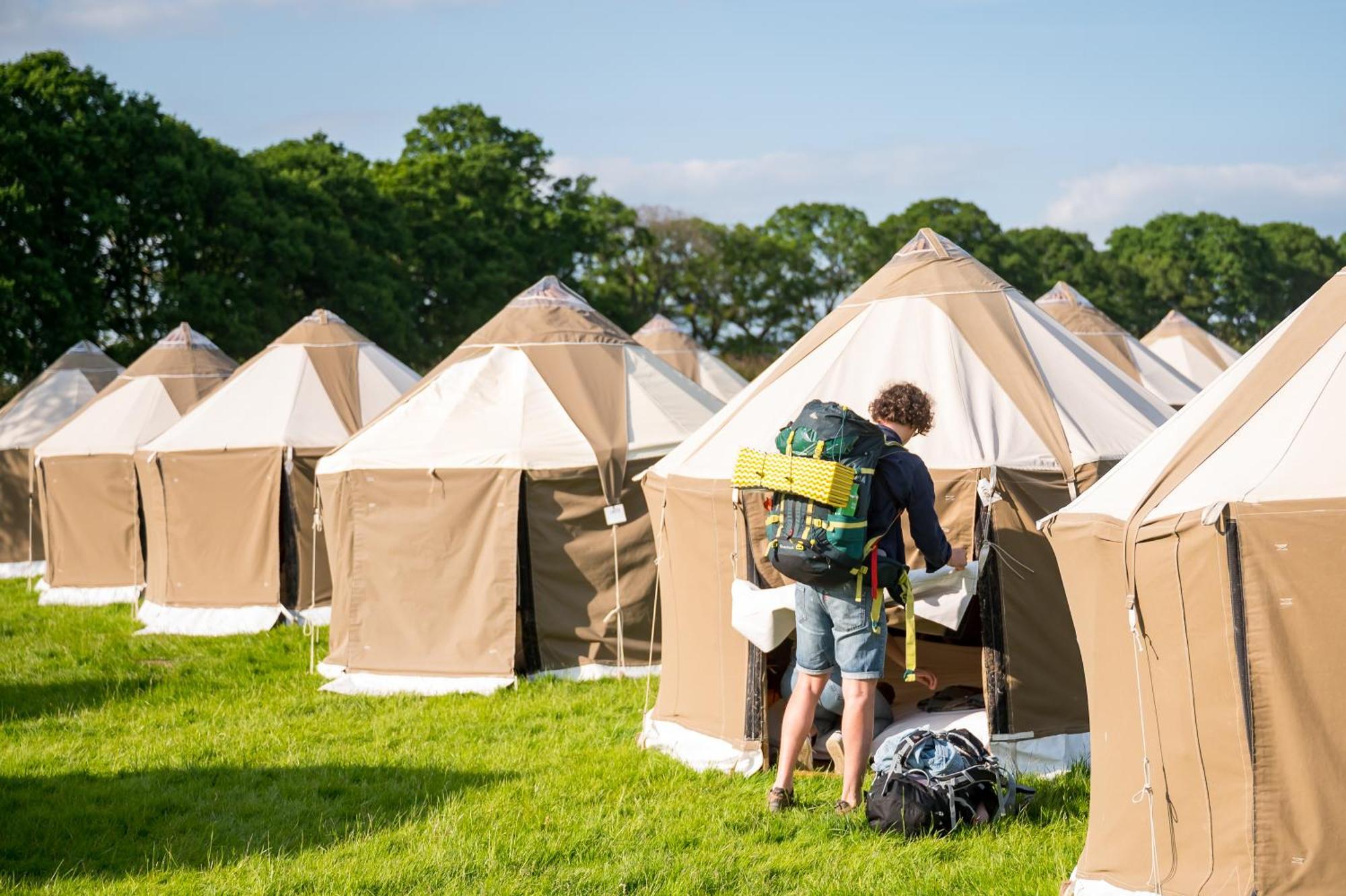 Hotel Festival Yurts Hay-On-Wye Extérieur photo