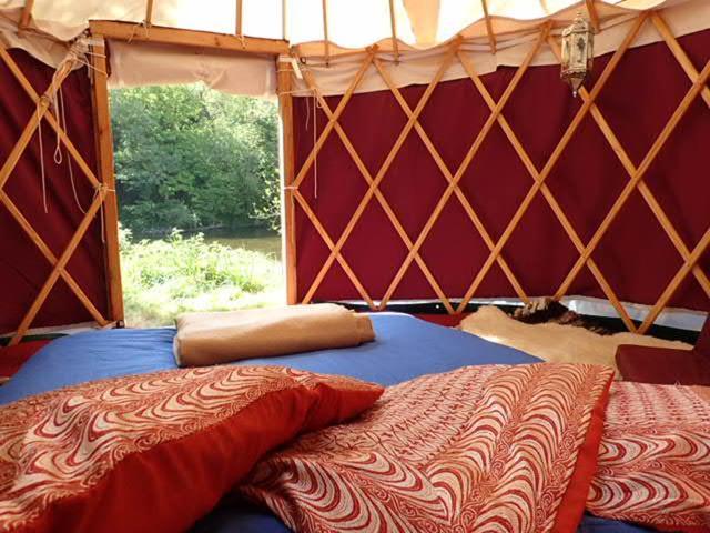 Hotel Festival Yurts Hay-On-Wye Extérieur photo